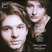 English Clarinet Sonatas - Anna Czaicka (piano); David Jarzynski (clarinet)