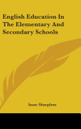 English Education In The Elementary And Secondary Schools