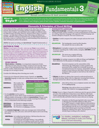 English Fundamentals 3 Laminated Reference Guides