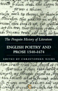 English Poetry and Prose 1540-1674