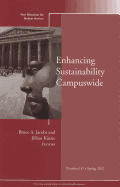 Enhancing Sustainability Campuswide: New Directions for Student Services, Number 137