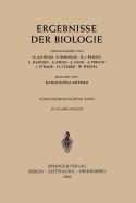 Ergebnisse Der Biologie - Autrum, H, and B?nning, E, and Frisch, K Von