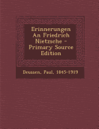 Erinnerungen an Friedrich Nietzsche