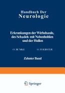 Erkrankungen Der Wirbelsule Des Schdels Mit Nebenhhlen Und Der Hllen - Antoni, N, and Brunner, H, and Ehrenberg, L