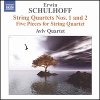 Erwin Schulhoff: String Quartets Nos. 1 & 2; Five Pieces for String Quartet - Aviv Quartet
