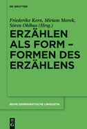 Erzhlen als Form - Formen des Erzhlens