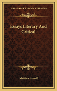 Essays Literary and Critical