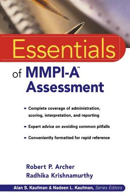 Essentials of MMPI-A Assessment - Archer, Robert P, and Krishnamurthy, Radhika