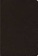 ESV Heirloom Single Column Personal Size Bible (Goatskin, Black)