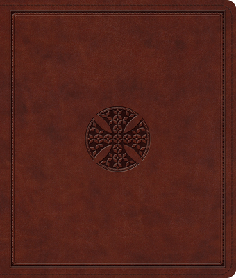 ESV Journaling Bible (Trutone, Brown, Mosaic Cross Design) - 