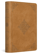 ESV Large Print Bible (Trutone, Nubuck Caramel, Fleur-De-Lis Design)