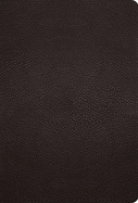 ESV Large Print Compact Bible, Red Letter (Buffalo Leather, Deep Brown)
