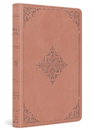 ESV Large Print Value Thinline Bible (Trutone, Blush Rose, Fleur-De-Lis Design)