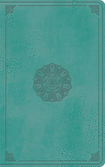 ESV Large Print Value Thinline Bible (Trutone, Turquoise, Emblem Design)