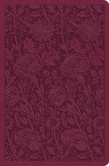 ESV Value Compact Bible (Trutone, Raspberry, Floral Design)