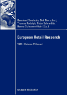 European Retail Research: 2009 Volume 23 Issue I