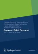 European Retail Research: 2012, Volume 26, Issue I