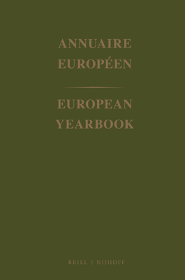 European Yearbook / Annuaire Europen, Volume 45 (1997) - Council of Europe/Conseil de L'Europe (Editor)