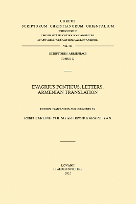 Evagrius Ponticus, Letters. Armenian Translation - Darling Young, R. (Editor), and Karapetyan, H. (Editor)