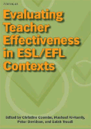 Evaluating Teacher Effectiveness in ESL/Efl Contexts
