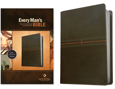 Every Man's Bible NLT (Leatherlike, East-West Grey) - Tyndale (Creator), and Arterburn, Stephen (Notes by), and Merrill, Dean (Notes by)
