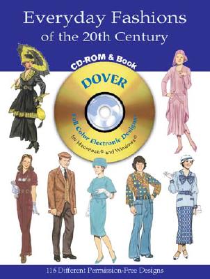 Everyday Fashions of the 20th Century CD-ROM and Book - Tierney, Tom