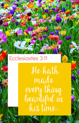 Everything Beautiful Bulletin (Pkg 100) General Worship - Broadman Church Supplies Staff (Contributions by)