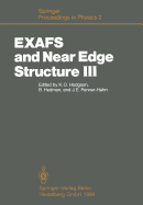 EXAFS and Near Edge Structure III: Proceedings of an International Conference, Stanford, CA, July 16-20, 1984 - Hodgson, K. O. (Editor), and Hedman, B. (Editor), and Penner-Hahn, J. E. (Editor)