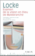 Examen de La Vision En Dieu de Malebranche - Locke, John, and Bardout, Jean-Christophe (Afterword by), and Vienne, Jean-Michel (Translated by)