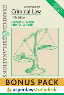 Examples & Explanations: Criminal Law, 5th Ed. (Print + eBook Bonus Pack)