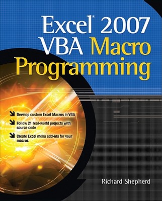 Excel 2007 VBA Macro Programming - Shepherd, Richard