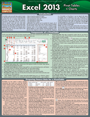 Excel 2013 Pivot Tables & Charts - Hales, John