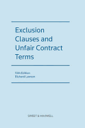 Exclusion Clauses and Unfair Contract Terms