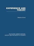 Experience and Theory: An Essay in the Philosophy of Science