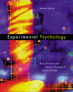 Experimental Psychology: Understanding Psychological Research
