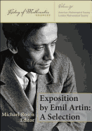 Exposition by Emil Artin: A Selection - Artin, Emil