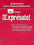 ?Expr?sate!: Expresate Para Hispanoblantes Teacher's Edition with Answer Key Levels 1a/1b/1