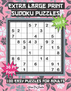 Extra Large Print Sudoku Puzzles: 100 Easy Puzzles for Adults and Seniors: Beautiful Modern Pink and Gray Leaf Design Sudoku Gift For Women (Floral Series, Vol. 3)
