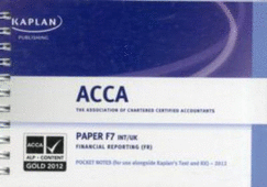F7 Financial Reporting FR (INT/UK) - Pocket Notes