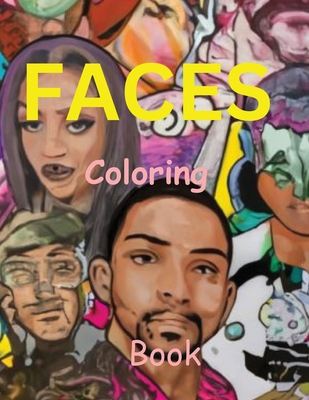 Faces Coloring Book: Detailed facial expressions and Artistic relaxation therapy - Tovir, Avin