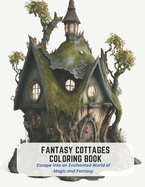 Fantasy Cottages Coloring Book: Escape into an Enchanted World of Magic and Fantasy