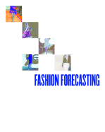 Fashion Forecasting: Research, Analysis, and Presentation