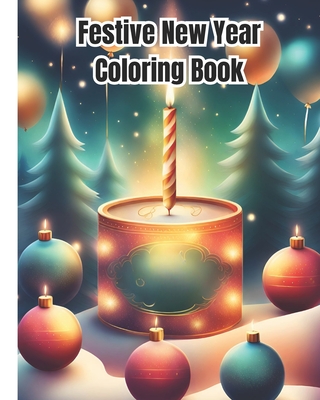 Festive New Year Coloring Book: Festive New Year Celebrations Coloring Pages for Adults, Kids, Teens / Happy New Year Coloring Book For Girls, Boys, Women, Men - Nguyen, Dana