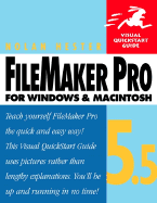 FileMaker Pro 5.5 for Windows & Macintosh Visual QuickStart Guide - Hester, Nolan