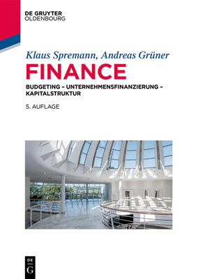 Finance - Spremann, Klaus