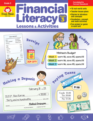 Financial Literacy Lessons and Activities, Grade 3 Teacher Resource - Evan-Moor Educational Publishers