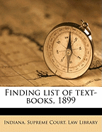 Finding List of Text-Books, 1899