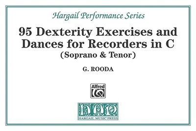 Finger Dexterity Exercises and Pieces for C Recorders - Rooda, G