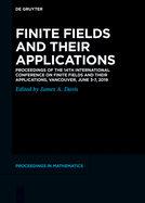 Finite Fields and Their Applications: Proceedings of the 14th International Conference on Finite Fields and Their Applications, Vancouver, June 3-7, 2019