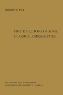 Finite sections of some classical inequalities